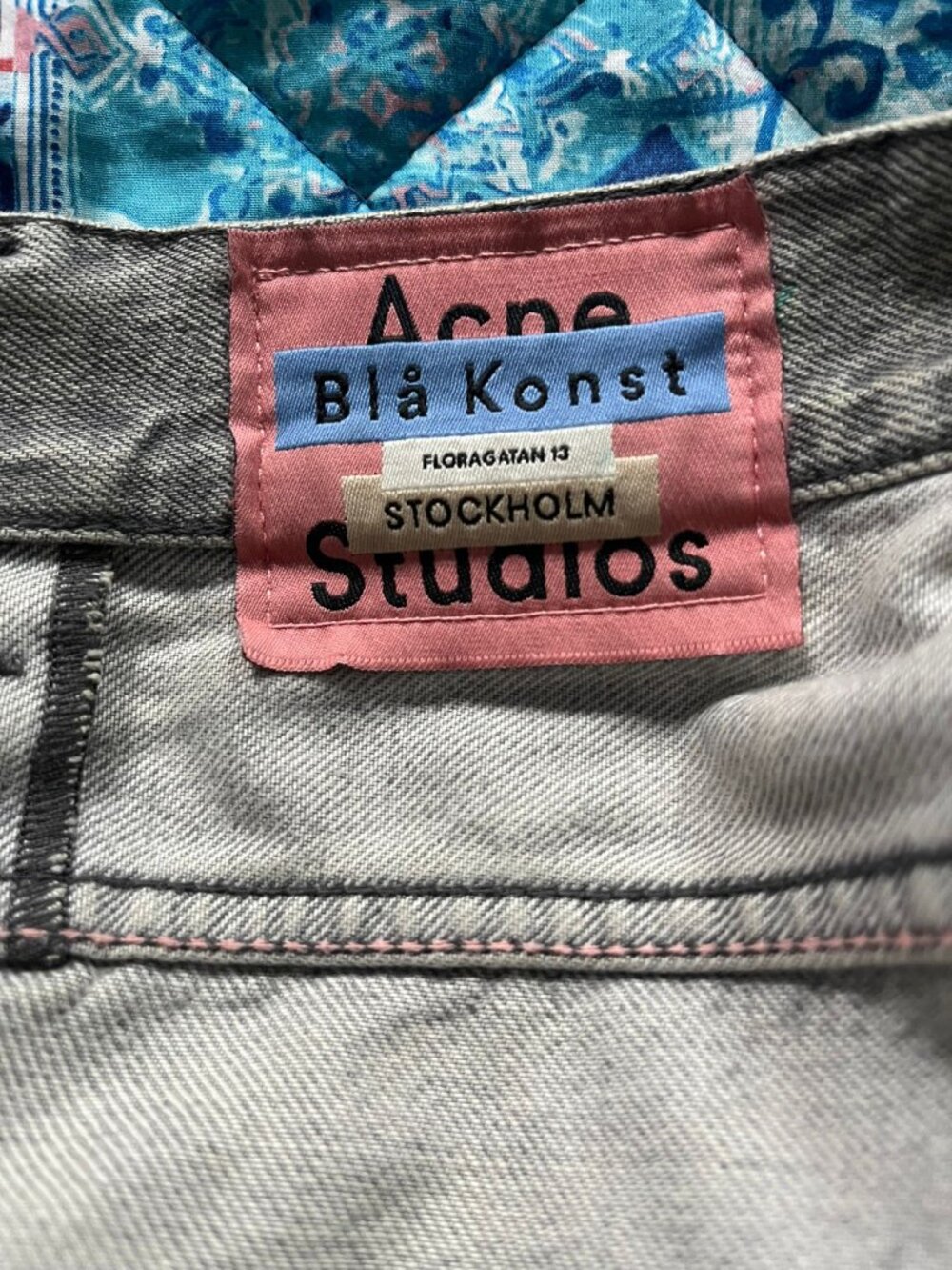 acne studios 1993 stone grey jeans